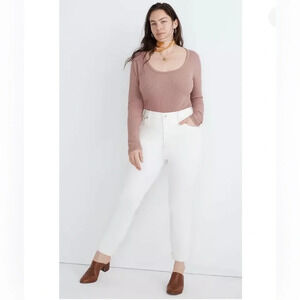 Madewell Women’s The Perfect Vintage Jean Tile White Summer NWT Size 25”